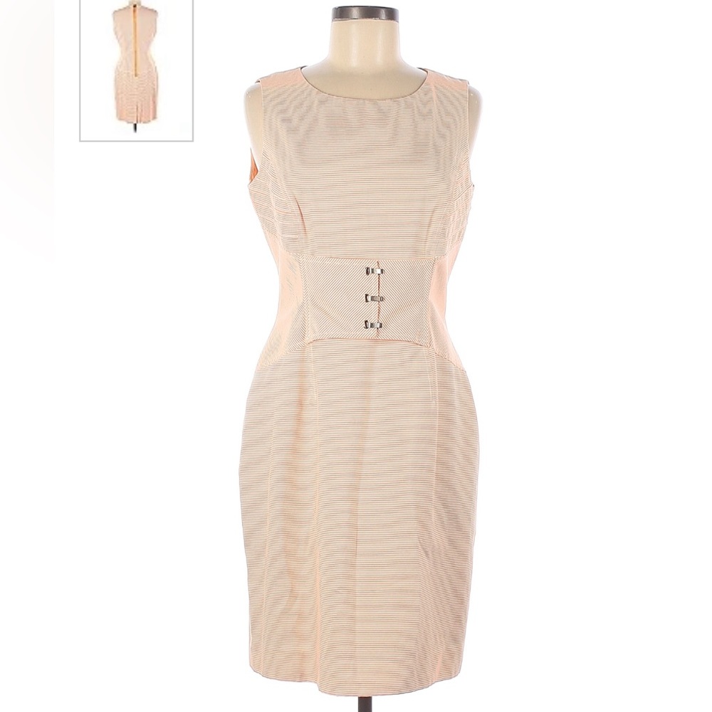 Orange and white Size 8 Antonio Melani dress